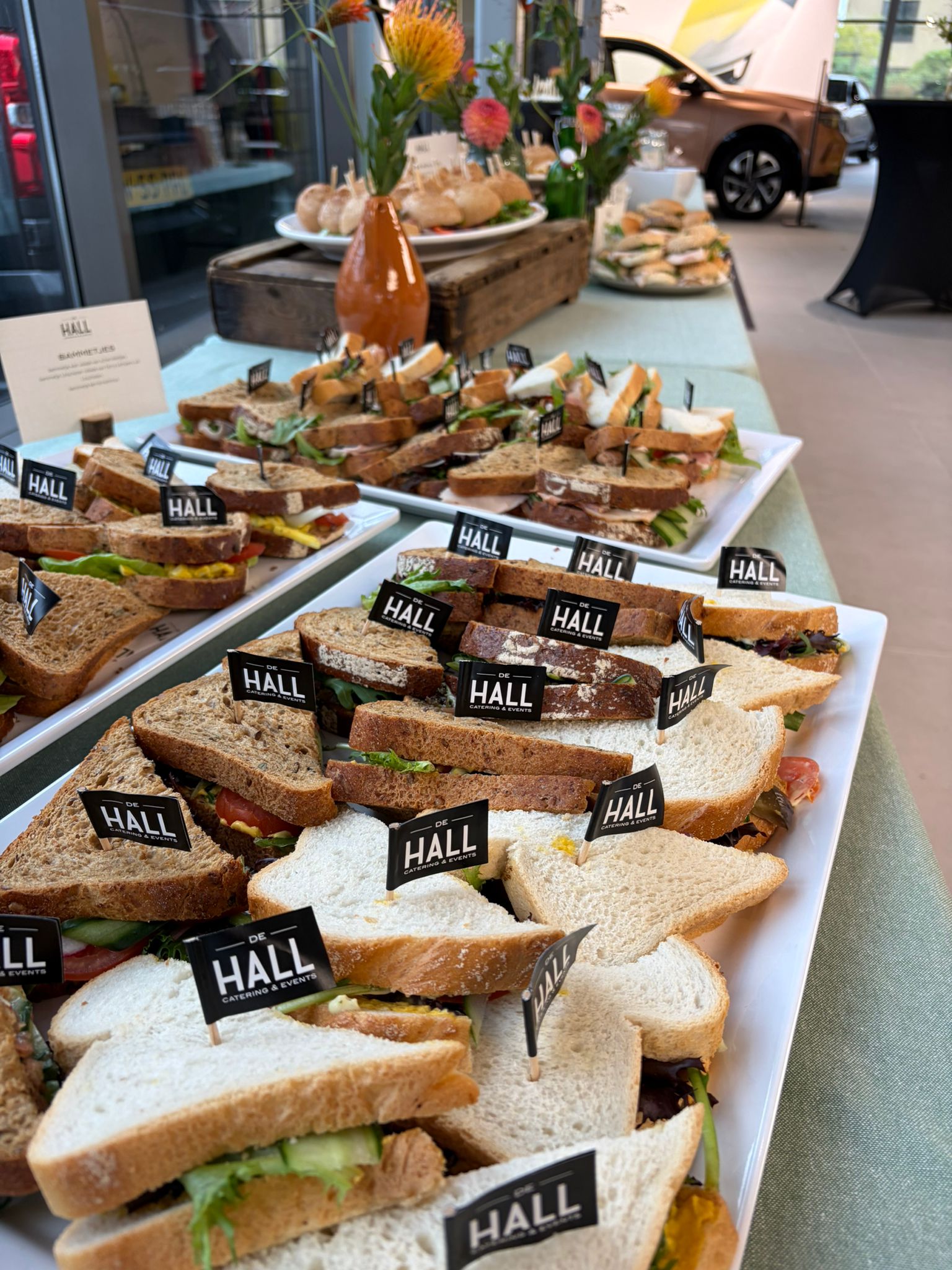 Lunchbuffet van de HALL in Woerden